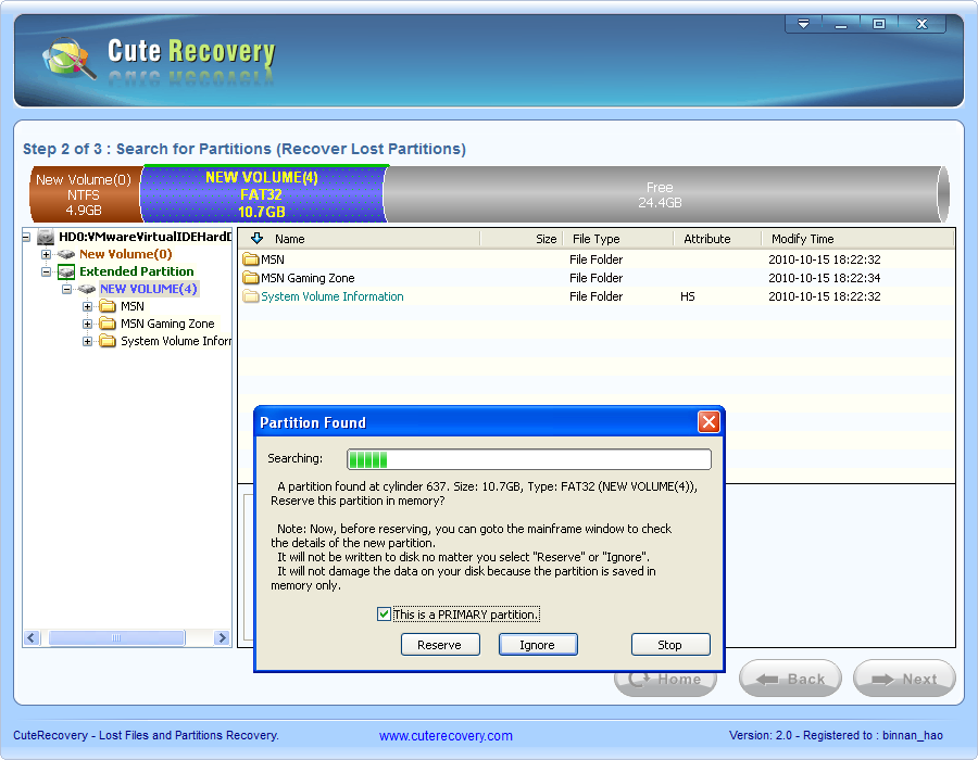 Lost Partition Recovery - Change Partition Type